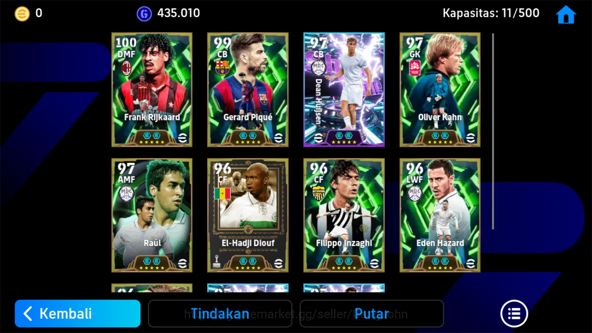 eFootball Accounts Power 3137 | Rijkaard Epic Milan | Pique Epic db | image 4