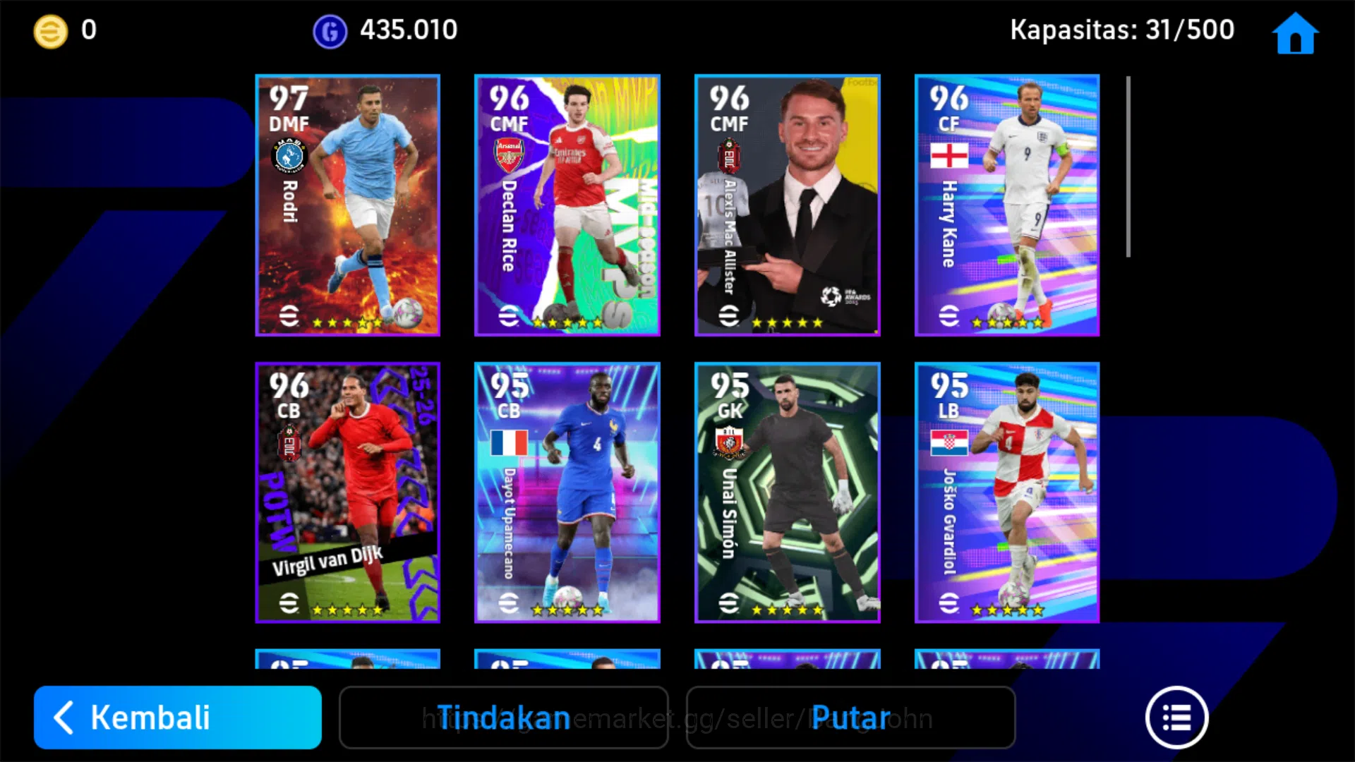 eFootball Accounts Power 3137 | Rijkaard Epic Milan | Pique Epic db | image 6