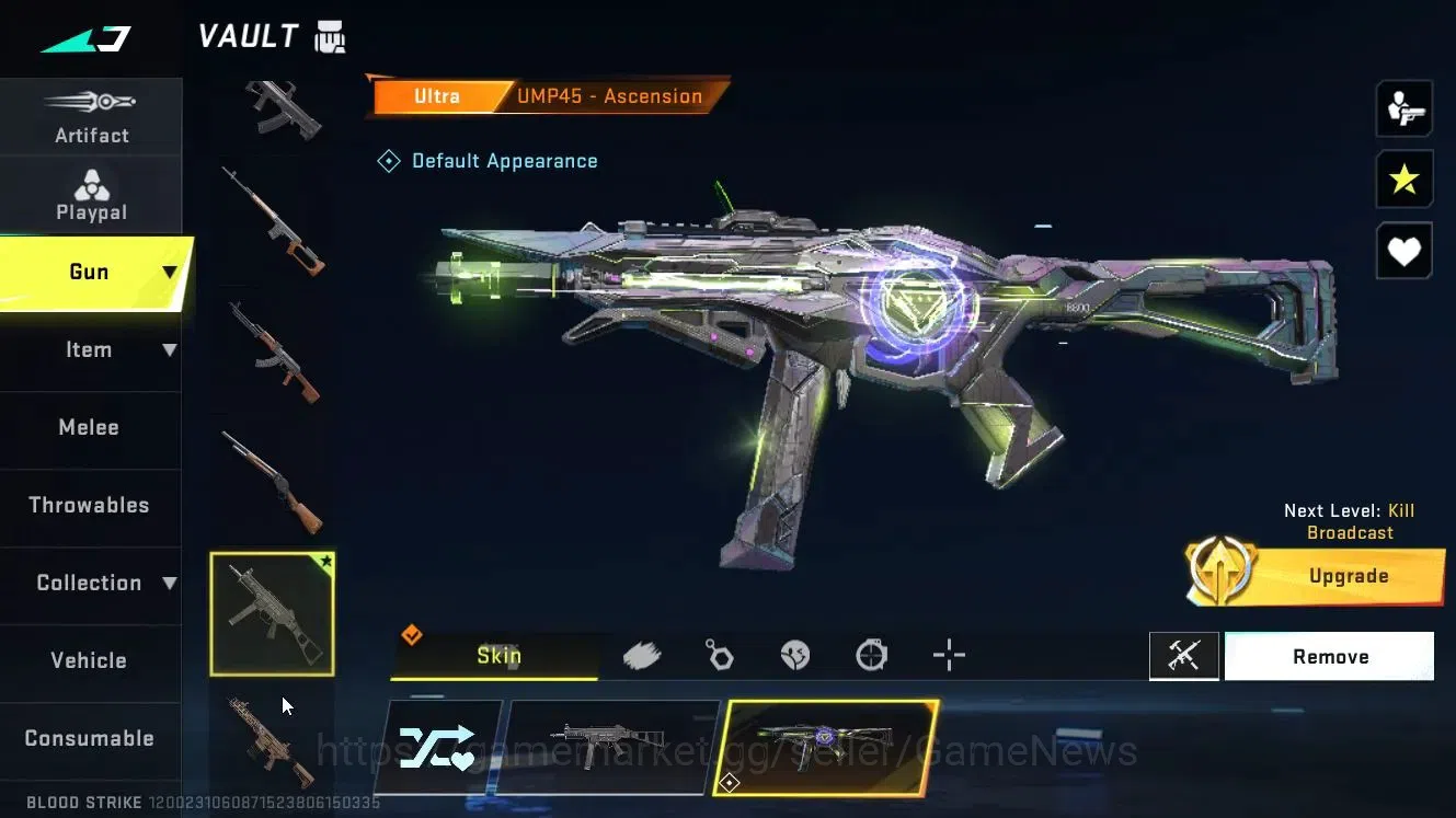 Blood Strike Accounts ASIA|ULTRA [UMP45-Ascension] | Legendary [UZI-Unde image 5