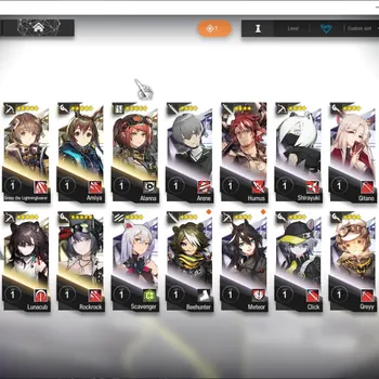 Arknights Accounts Starter Global|Starter Lv 1|31 Operator| 1 Limited SilverAsh the Reignfrost |1 Top OP Selector