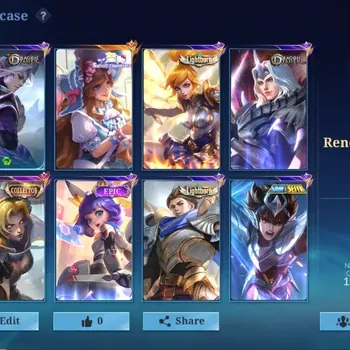Mobile Legends: Bang Bang Accounts Others Global|138 Hero|Skin 252|Renowned|Lightborn Alucatd Fanny Granger|Epic Nana2Skin