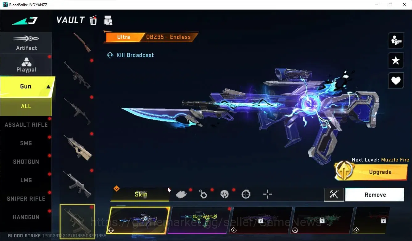 Blood Strike Accounts ASIA|ETERNAL Lv2 AUG-Empyrean+Collab BLEACH Byakuy image 12