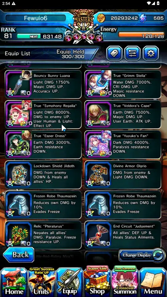 Grand Summoners Accounts Global|Rank 81|585 cc|14 Ascend 5 TW|(Touma Kamijo image 12