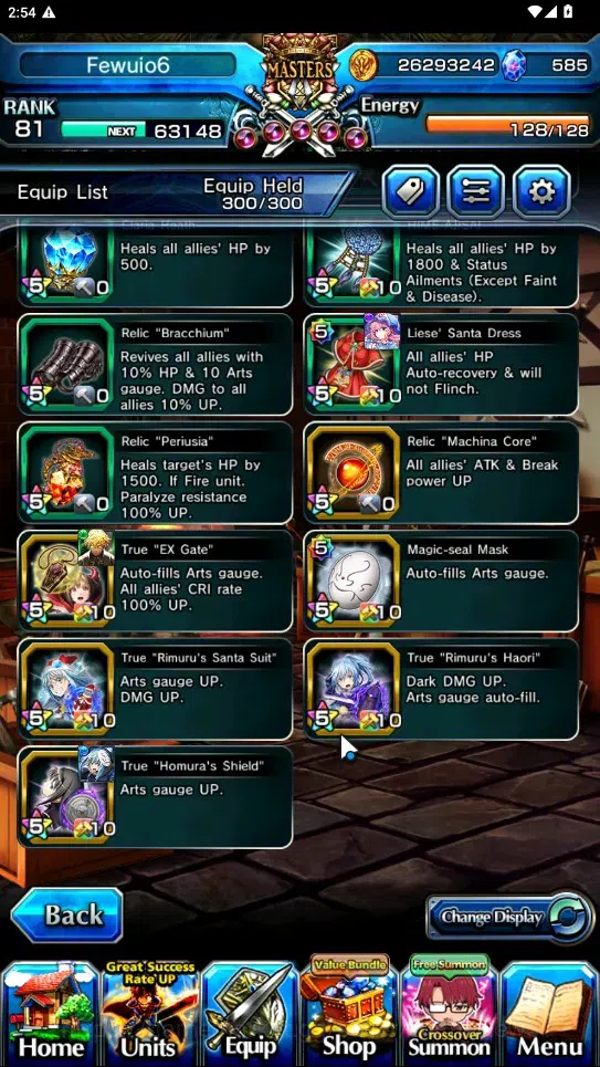 Grand Summoners Accounts Global|Rank 81|585 cc|14 Ascend 5 TW|(Touma Kamijo image 14