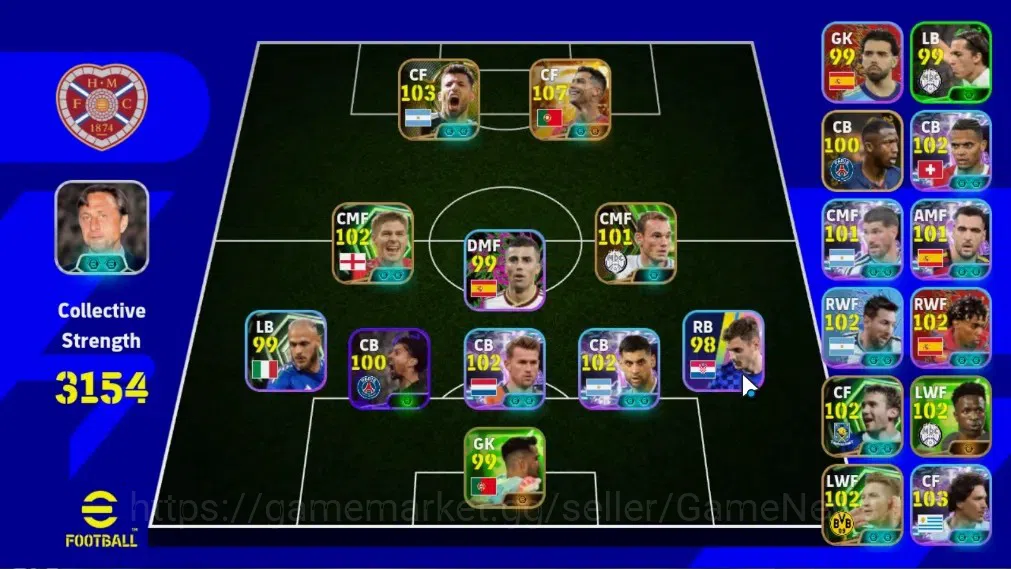 eFootball Accounts Legends & Iconic Players Android|Big Time Cristiano Ronaldo|5 Epic S.Aguero,S.Gerrard|9 Show Time 1