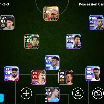 eFootball Accounts Legends & Iconic Players Mobile|PW 2939|New Erling Haaland BigT,New James Rodriguez,Rul Costa