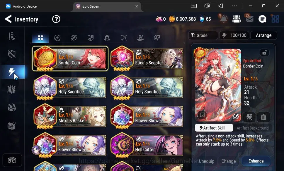 Epic Seven Accounts GLOBAL Unverif|New Era|3 ML(Ruele of Light,S Taeyo image 10