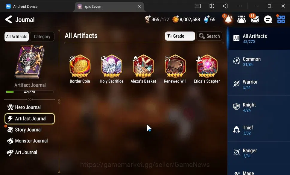Epic Seven Accounts GLOBAL Unverif|New Era|3 ML(Ruele of Light,S Taeyo image 7
