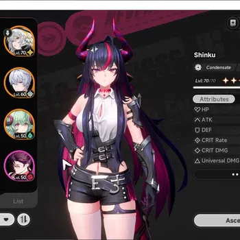 Neverness to Everness Accounts GLOBAL SEA|HL 49|TL 40| 9 S-Class 4 Limited [(Shinku+Sign,Nanally)+Skin,Iroi,Hotori]|Porsche