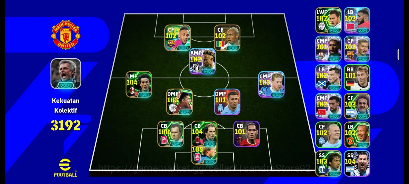 eFootball Accounts Starter Kolektif 3192++ || Starter Ready To Play Skuad GG FLASH SALE!! 1