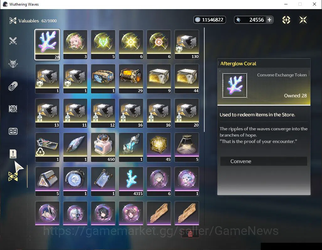 Wuthering Waves Accounts SEA|UL 46|24,5 K Astrite|2 Limited| [Luuk Hersen,G image 9