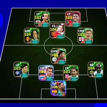 eFootball Accounts Legends & Iconic Players EFOOTBALL COLLECTIVE 3209+ | EPIC L THURAM OLD,U SIMON,G BALE,TOTTI,S GERARD,W
