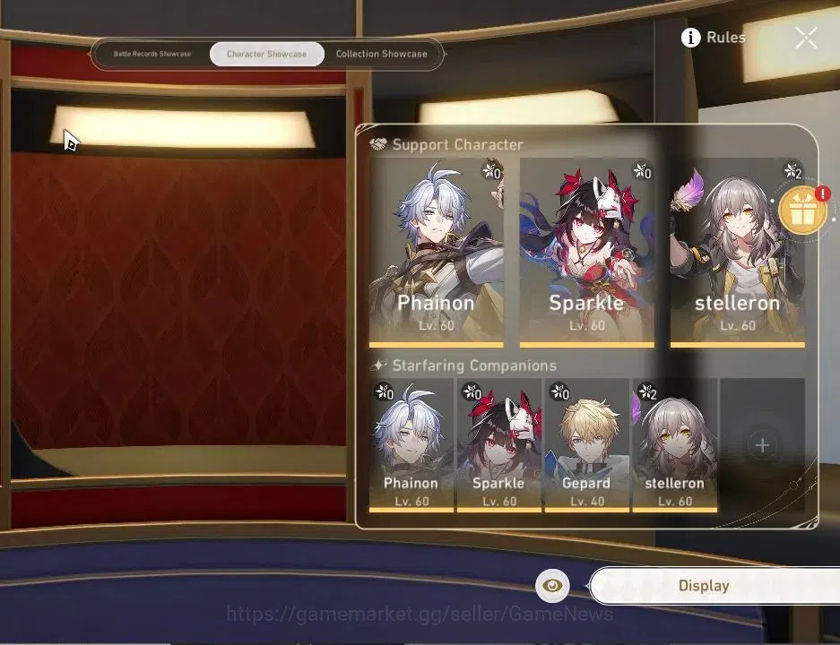 Honkai Star Rail Accounts Others Asia|TL 47|1 Golden Companion|2 Limited|(Phainon)+Sign Sparkle +1 Standard Character|Female 2
