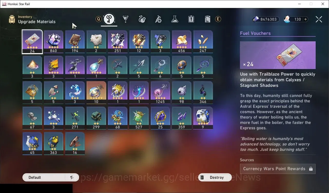 Honkai Star Rail Accounts Others Asia|TL 47|1 Golden Companion|2 Limited|(Phainon)+Sign Sparkle +1 Standard Character|Female 6