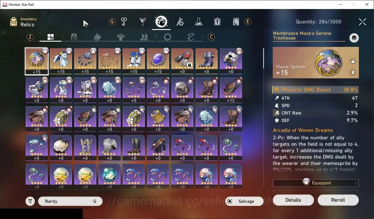 Honkai Star Rail Accounts Others Asia|TL 47|1 Golden Companion|2 Limited|(Phainon)+Sign Sparkle +1 Standard Character|Female 7