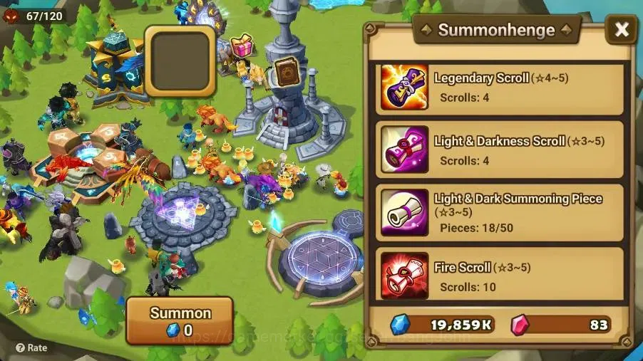 Summoners War: Sky Arena Accounts Starter GLOBAL | NB 5 TESHAR,Starter Gacha 115 12Y+160 11Y Scrool, 3 Legendary All 4