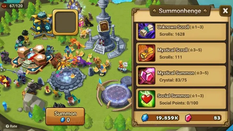 Summoners War: Sky Arena Accounts Starter GLOBAL | NB 5 TESHAR,Starter Gacha 115 12Y+160 11Y Scrool, 3 Legendary All 5