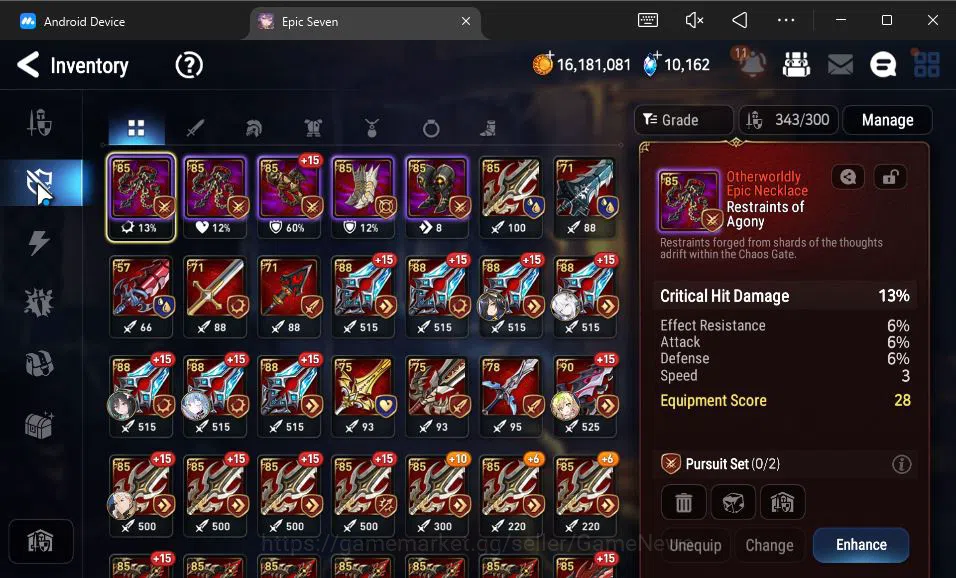 Epic Seven Accounts GLOBAL Unverif|New Era|10 ML(Salome,BArunka,LOTSca image 14