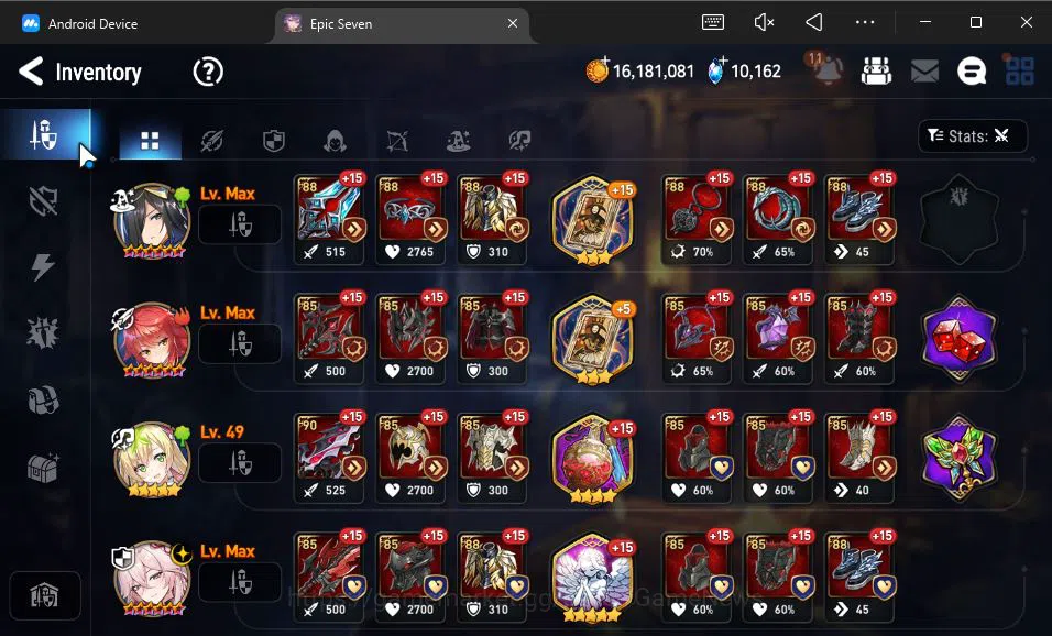 Epic Seven Accounts GLOBAL Unverif|New Era|10 ML(Salome,BArunka,LOTSca image 15