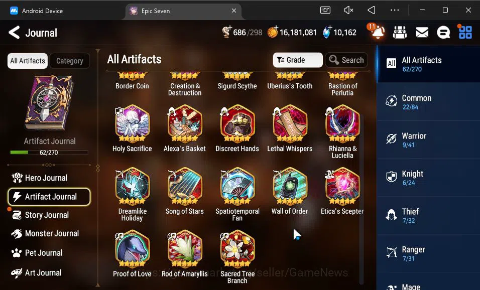 Epic Seven Accounts GLOBAL Unverif|New Era|10 ML(Salome,BArunka,LOTSca image 16