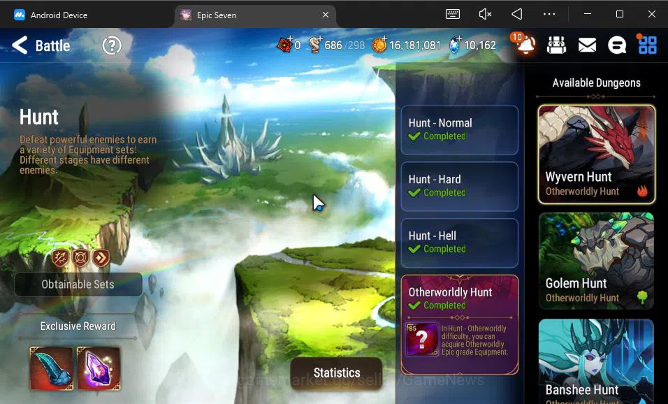Epic Seven Accounts GLOBAL Unverif|New Era|10 ML(Salome,BArunka,LOTSca image 5
