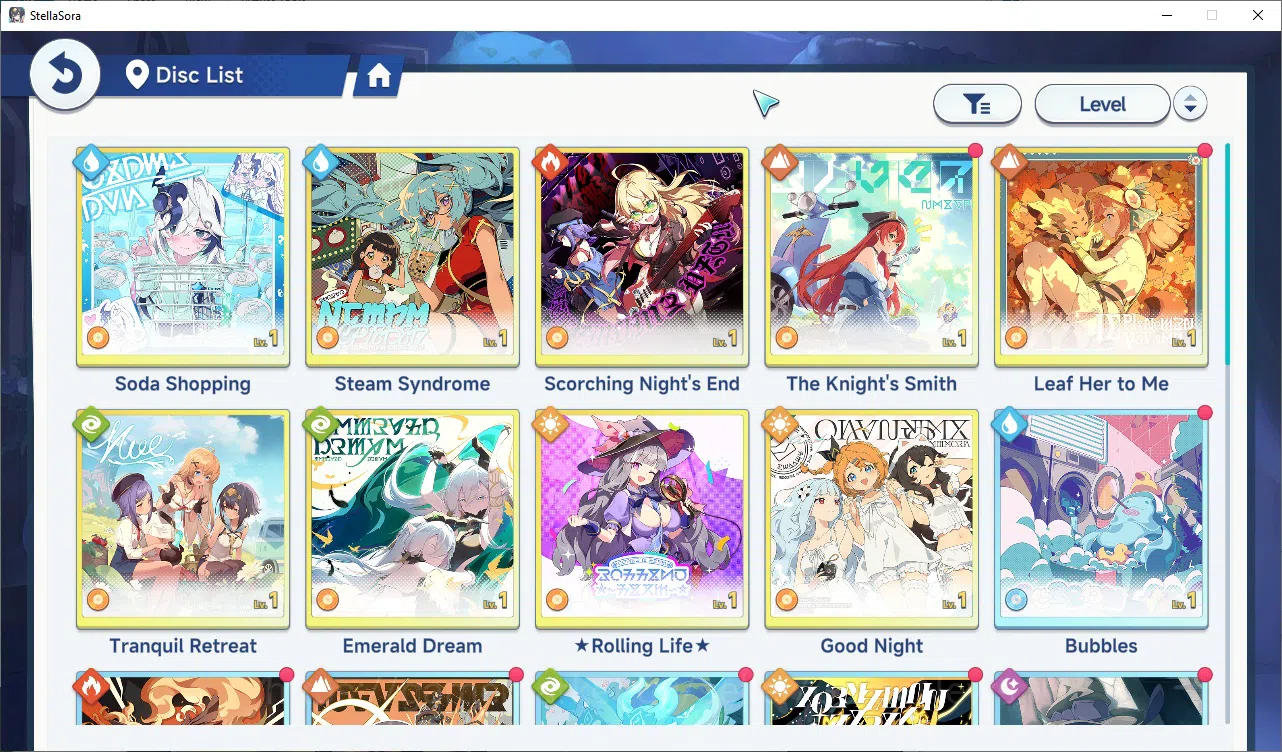 Stella Sora Accounts GLOBAL | Fresh Starter Lv 2 + 2 SSR | Chitose , Minova T1 | Story 1-1 |Selector ON | Log Yostar | Check 6