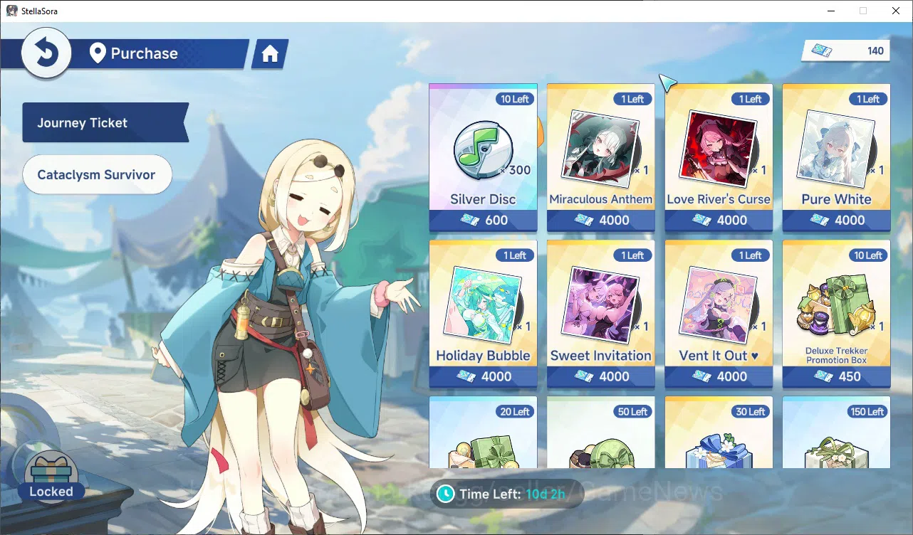 Stella Sora Accounts GLOBAL | Fresh Starter Lv 2 + 2 SSR | Chitose , Minova T1 | Story 1-1 |Selector ON | Log Yostar | Check 9