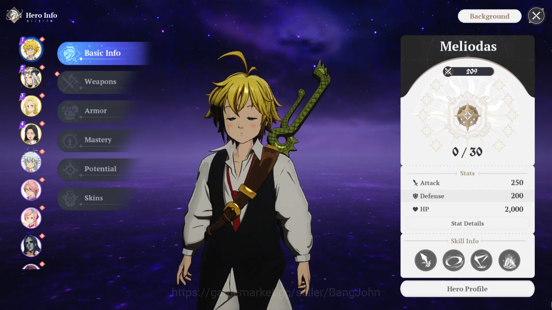 The Seven Deadly Sins: Origin Accounts EUROPE|Fresh Starter Lvl 2|4 SSR|Meliodas, Drake,  image 10
