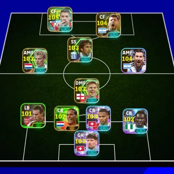 eFootball Accounts Legends & Iconic Players Efootball COLLECTIVE 3186 • ShowTime and Epic squad • Raul • Steven Gerrard