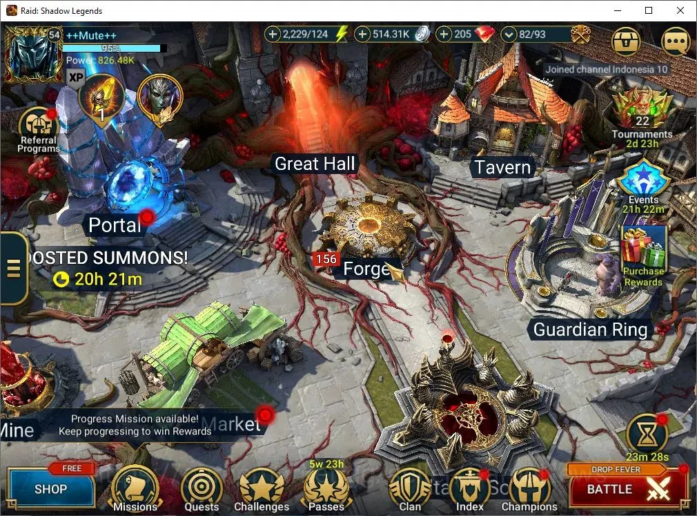 Raid: Shadow Legends Accounts Lv54 826K Power|24 Legend(GNUT,Wixwell,Cardiel,Nin image 1