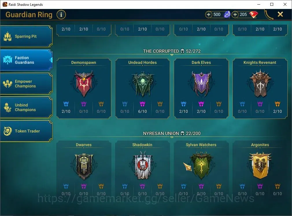 Raid: Shadow Legends Accounts Lv54 826K Power|24 Legend(GNUT,Wixwell,Cardiel,Nin image 15