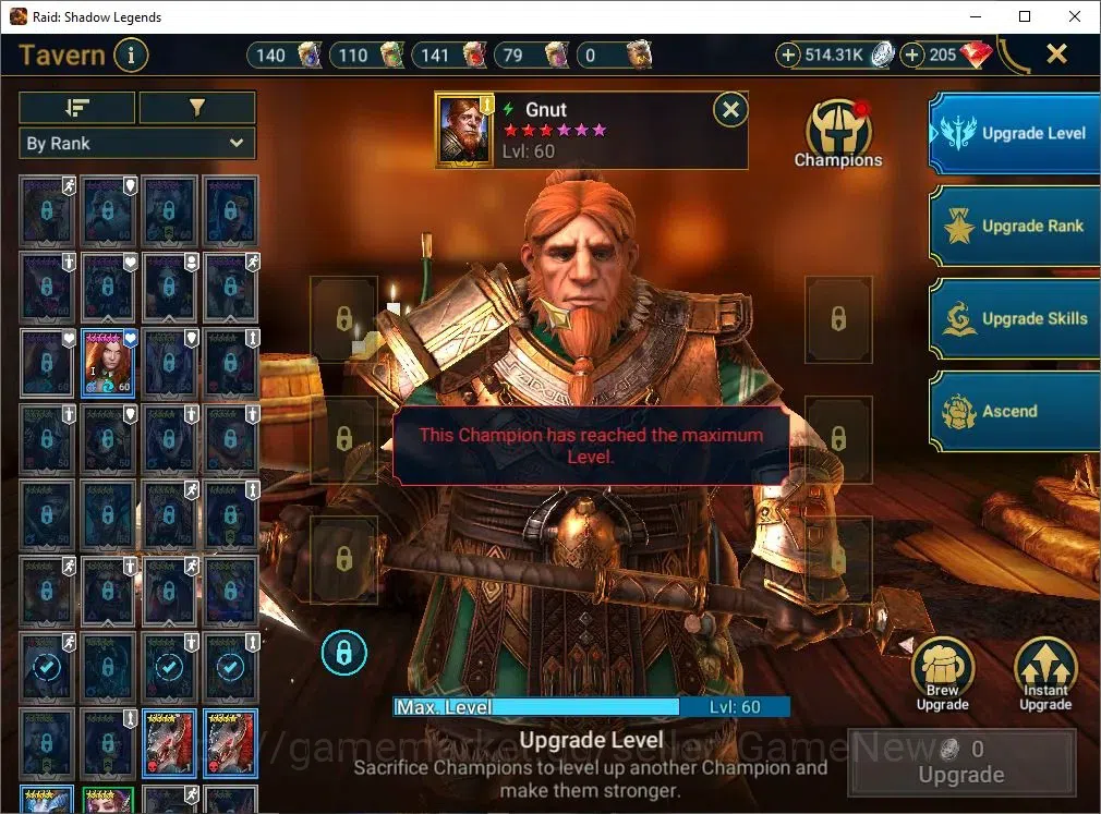 Raid: Shadow Legends Accounts Lv54 826K Power|24 Legend(GNUT,Wixwell,Cardiel,Nin image 18