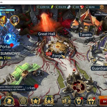 Raid: Shadow Legends Endgame Lv54 826K Power|24 Legend(GNUT,Wixwell,Cardiel,Nin image 1