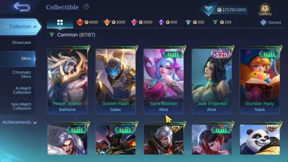 Mobile Legends: Bang Bang Accounts Hero 97|Skin 110|Saber Johnson,Epic Gusion,Mythic2 image 8