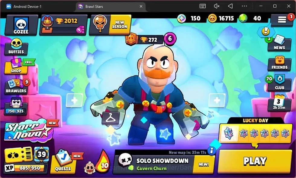 Brawl Stars Accounts Android | 2012 Thropy|17 Brawler|1 Max Hypercharge image 13