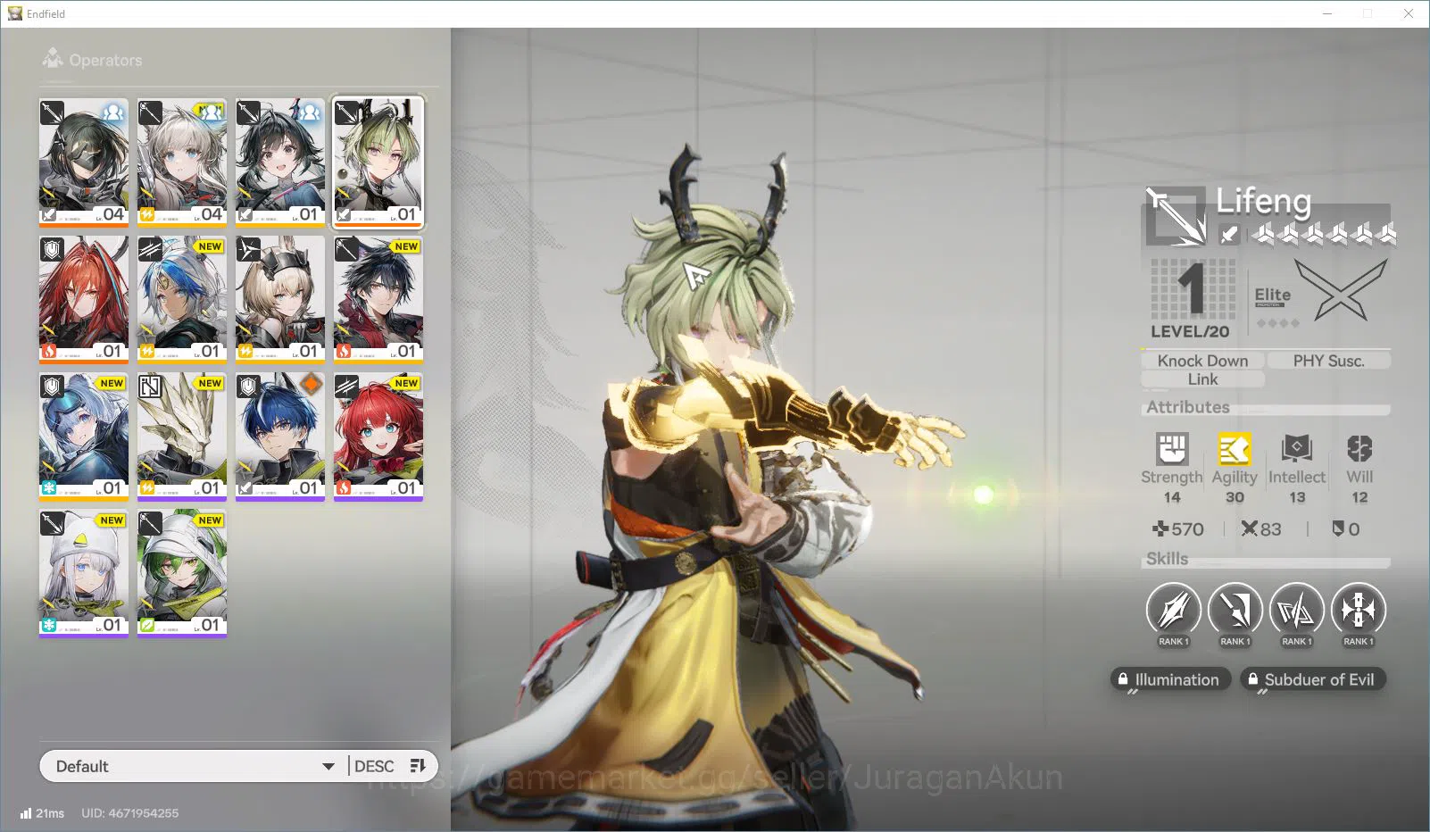 Arknights: Endfield Accounts Asia Lv 2 | Fresh Starter 2 SSR (Lifeng,Ember) + 6 image 4