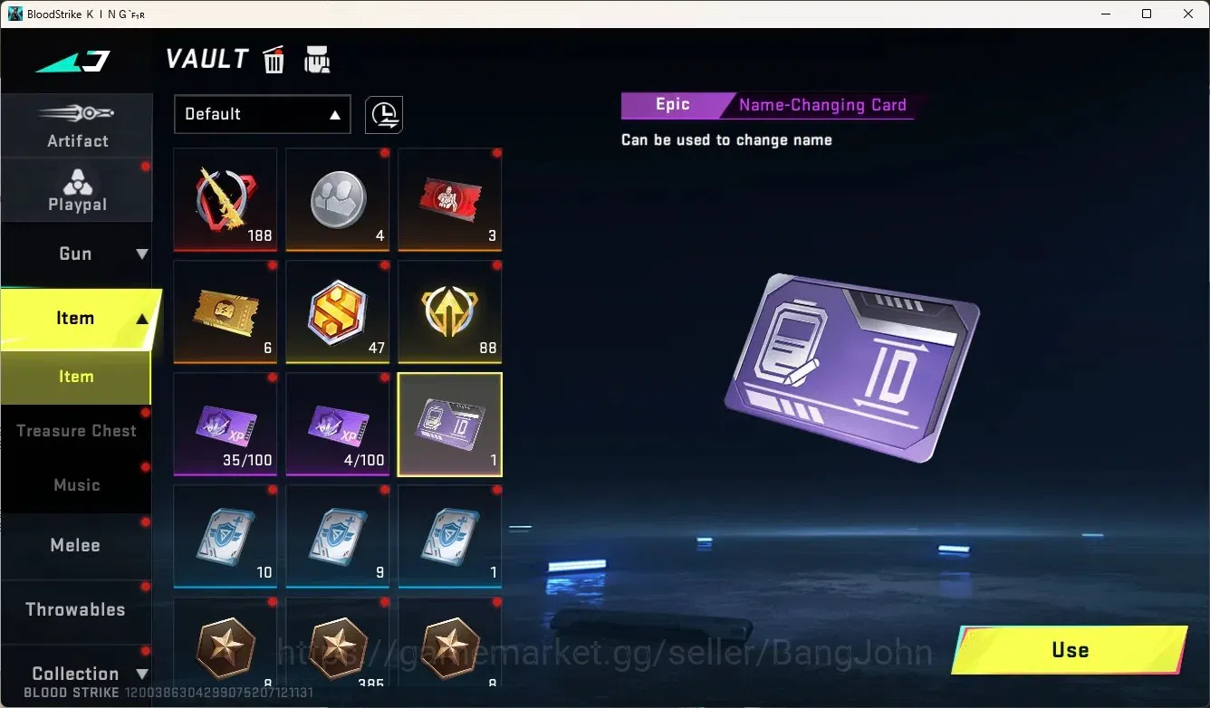 Blood Strike Accounts High-End ASIA |1 Evo Gun:Scar-Stellar|4 Eternal Gun|5 Limited Gun|Evo Fal-Eevolved|Ultra Melee 13