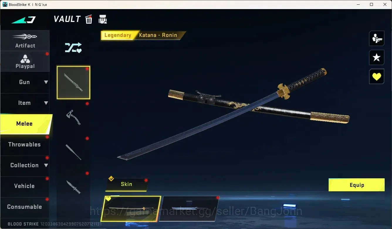 Blood Strike Accounts High-End ASIA |1 Evo Gun:Scar-Stellar|4 Eternal Gun|5 Limited Gun|Evo Fal-Eevolved|Ultra Melee 15