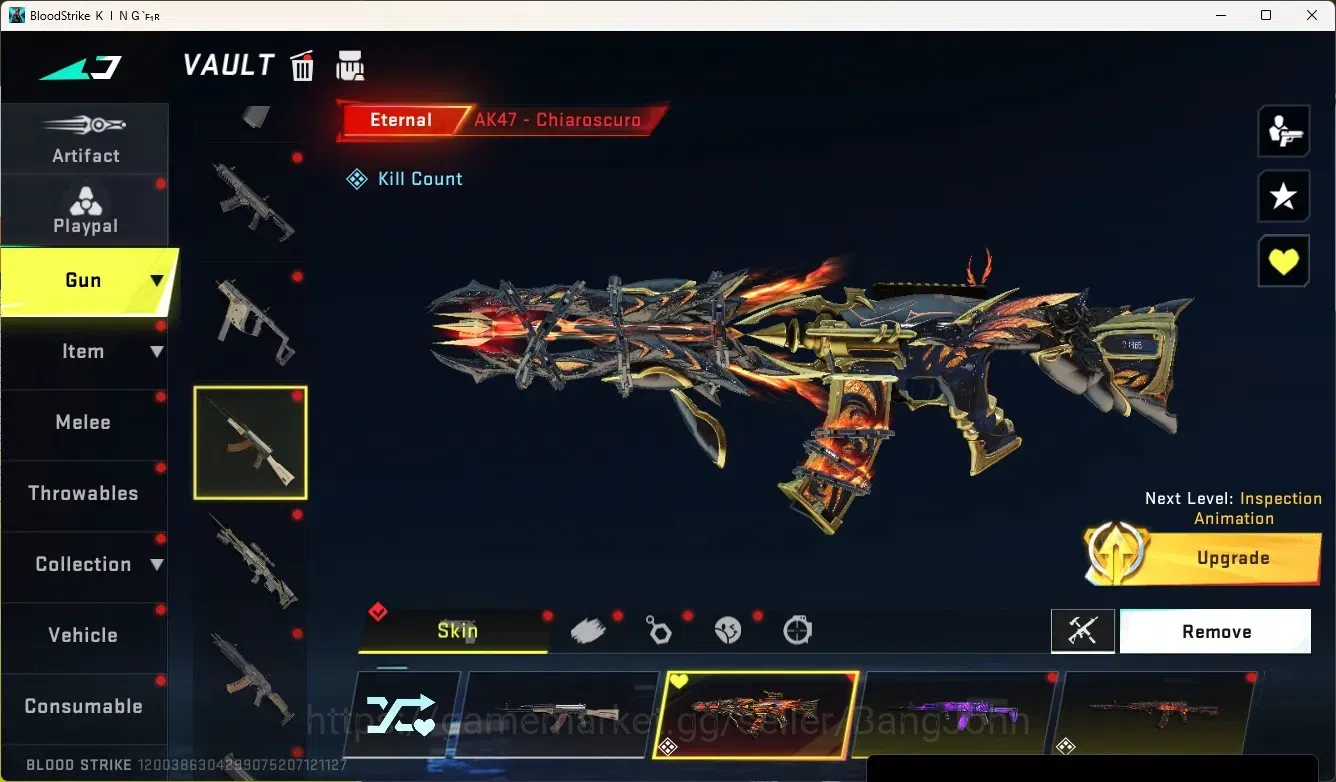 Blood Strike Accounts High-End ASIA |1 Evo Gun:Scar-Stellar|4 Eternal Gun|5 Limited Gun|Evo Fal-Eevolved|Ultra Melee 2