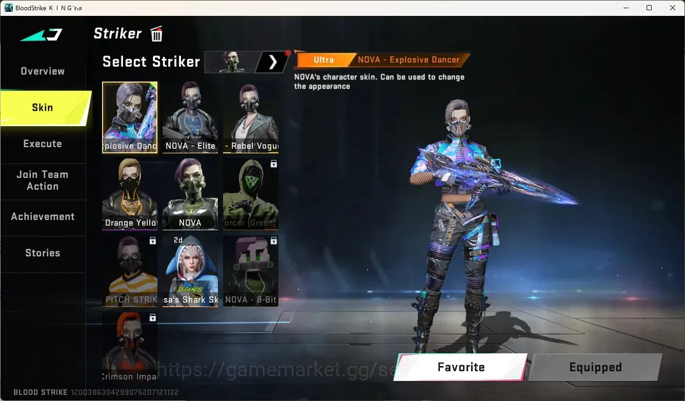 Blood Strike Accounts High-End ASIA |1 Evo Gun:Scar-Stellar|4 Eternal Gun|5 Limited Gun|Evo Fal-Eevolved|Ultra Melee 20