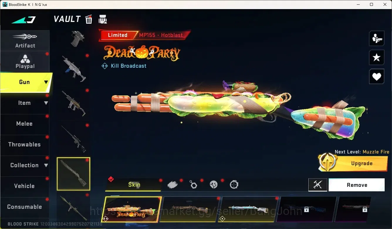 Blood Strike Accounts High-End ASIA |1 Evo Gun:Scar-Stellar|4 Eternal Gun|5 Limited Gun|Evo Fal-Eevolved|Ultra Melee 9