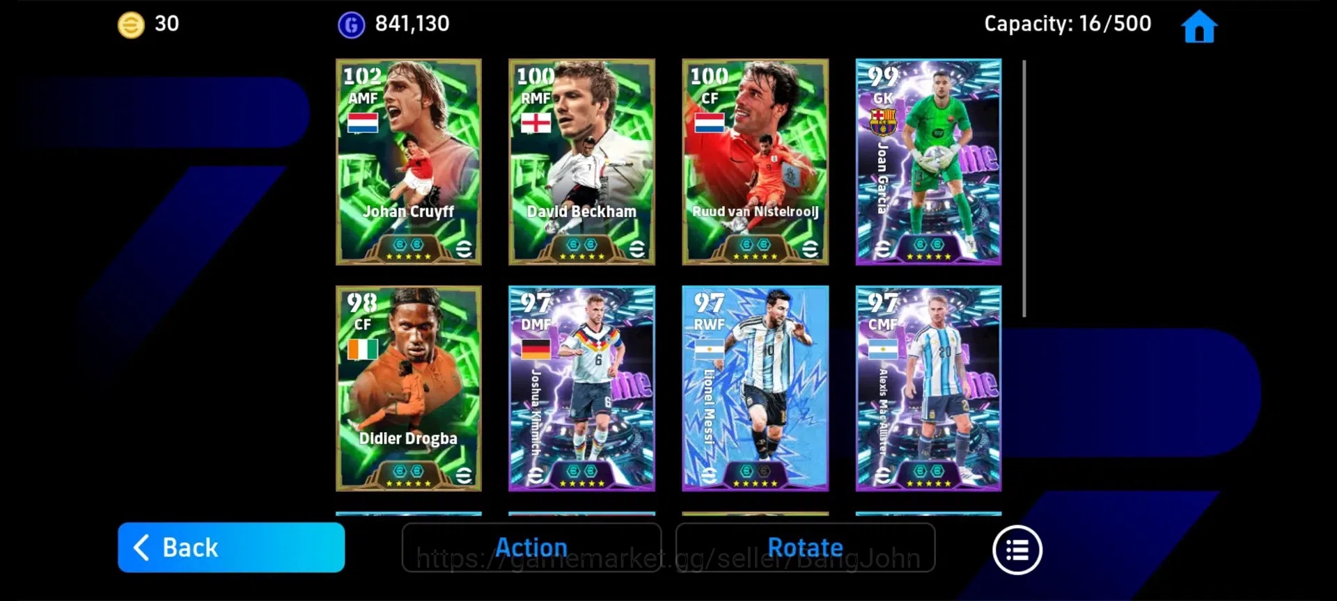 eFootball Accounts Mobile|PW 3193|Johan Cruyff Epic,David Beckham Epi image 9