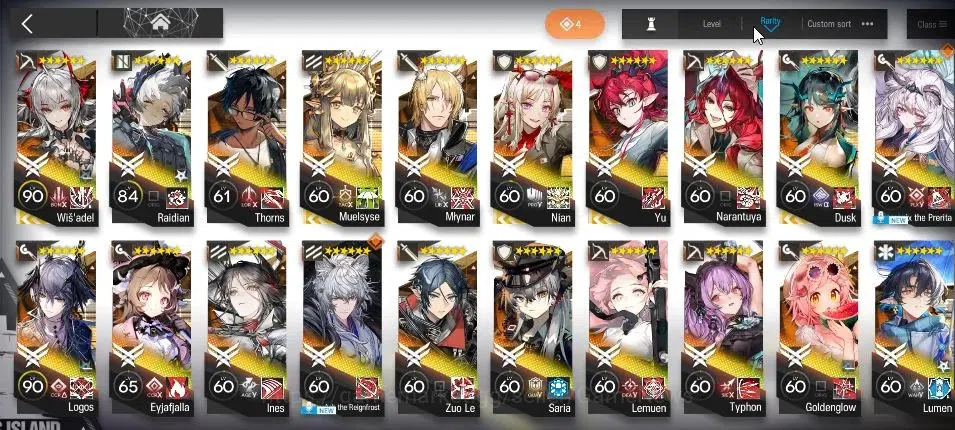 Arknights Accounts Lv 93|210 Op+48 Outfit|26K Orundum|8 Limited|Wisad image 4