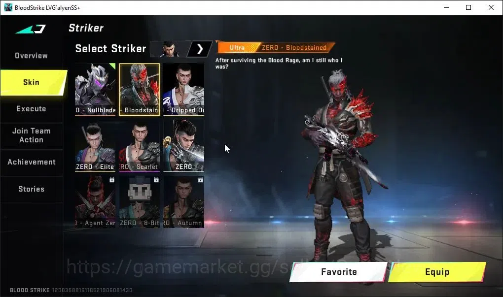 Blood Strike Accounts ASIA|ETERNAL DEagle|Melee ULTRA One-Handed Axe|Col image 12