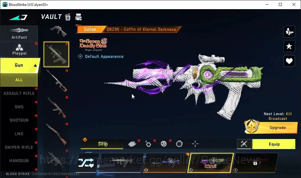Blood Strike Accounts ASIA|ETERNAL DEagle|Melee ULTRA One-Handed Axe|Col image 16