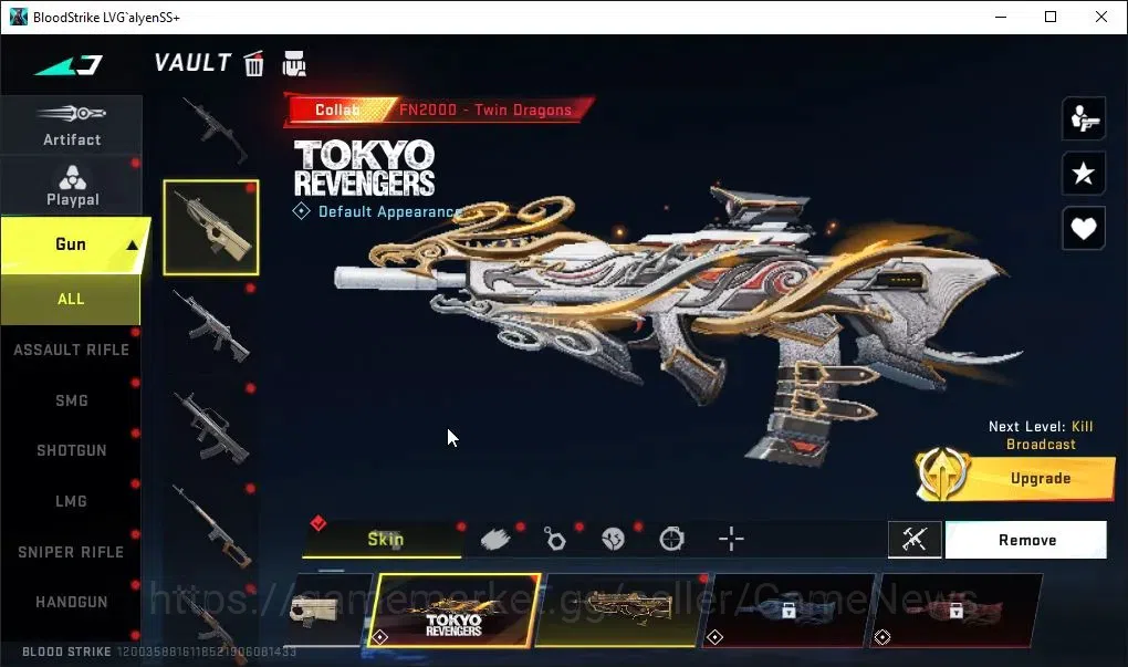 Blood Strike Accounts ASIA|ETERNAL DEagle|Melee ULTRA One-Handed Axe|Col image 17