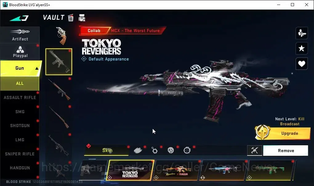 Blood Strike Accounts ASIA|ETERNAL DEagle|Melee ULTRA One-Handed Axe|Col image 19