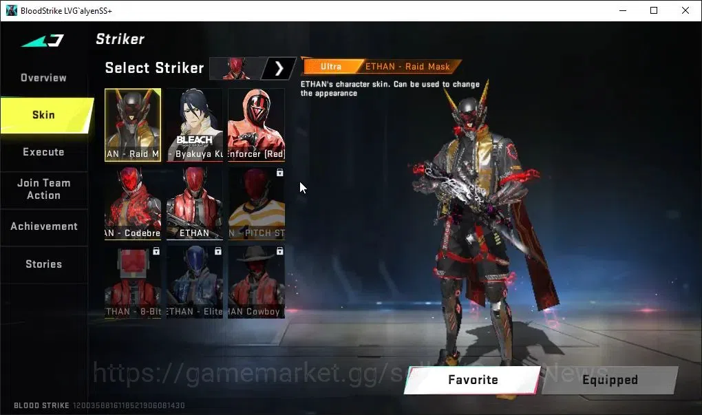 Blood Strike Accounts ASIA|ETERNAL DEagle|Melee ULTRA One-Handed Axe|Col image 4