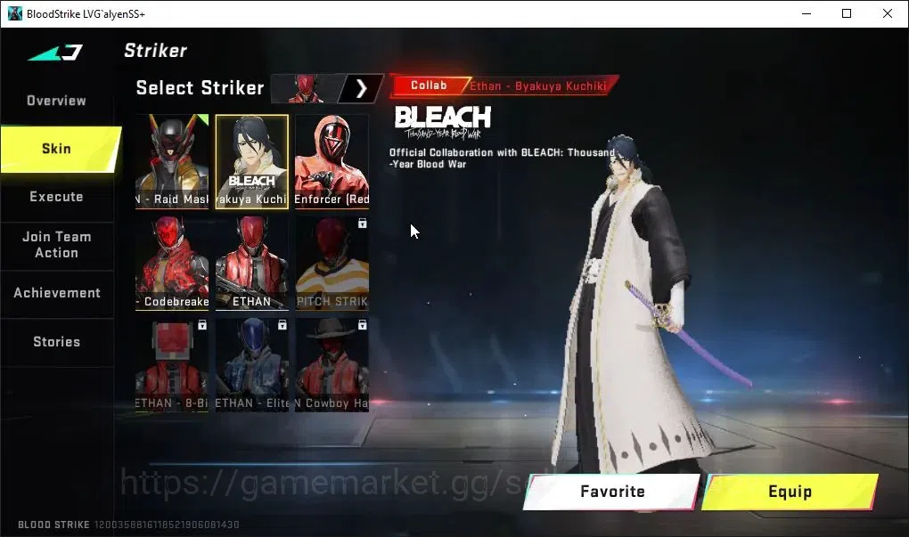 Blood Strike Accounts ASIA|ETERNAL DEagle|Melee ULTRA One-Handed Axe|Col image 6