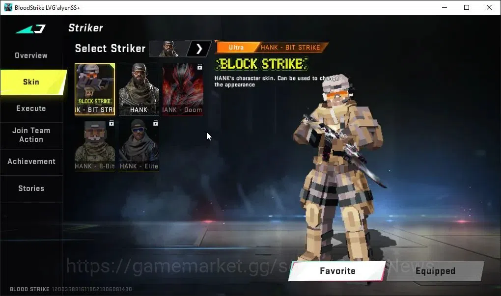 Blood Strike Accounts ASIA|ETERNAL DEagle|Melee ULTRA One-Handed Axe|Col image 7